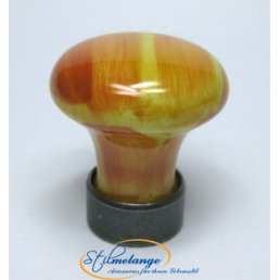 Porzellanknopf Ø 30mm aus Frankreich rund BAMBOU orange 34 - Stilmelange Qualität aus Europa seit 1998 71.jpg