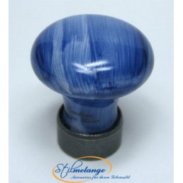 Porzellanknopf aus Frankreich rund BAMBOU blau 34 - Stilmelange Qualität aus Europa seit 1998 77.jpg