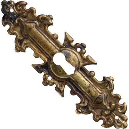 Schlüsselblatt Gründerzeit Messing Antik 115 x 38 - Stilmelange Qualität aus Europa seit 1998 1401.jpg