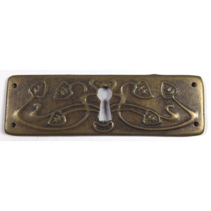Schlüsselblatt Art Deko Messing Antik brüniert 29 x 94 - Stilmelange Qualität aus Europa seit 1998 289716.jpg