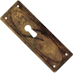 Schlüsselblatt Regency Oval Messing Antik 97 x 33 - Stilmelange Qualität aus Europa seit 1998 1410.jpg