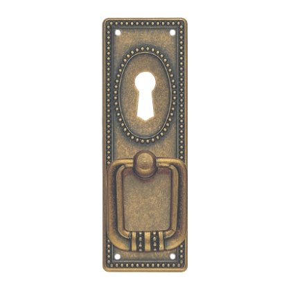 Zieher Art Nouveau Messing Antik mit Schlüsselloch 97 x 33 - Stilmelange Qualität aus Europa seit 1998 20551.jpg