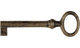 Schlüssel Messing Antik 76 mm 76 - Stilmelange Qualität aus Europa seit 1998 2297.jpg